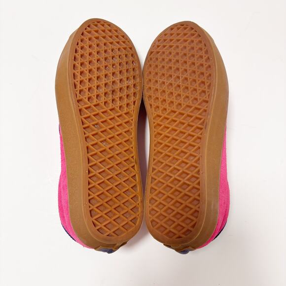 Vans Sport Low Suede PopCush Bambino Honeysuckle/Blue M-7.5 W-9 Streetwear Suede - Picture 7 of 12